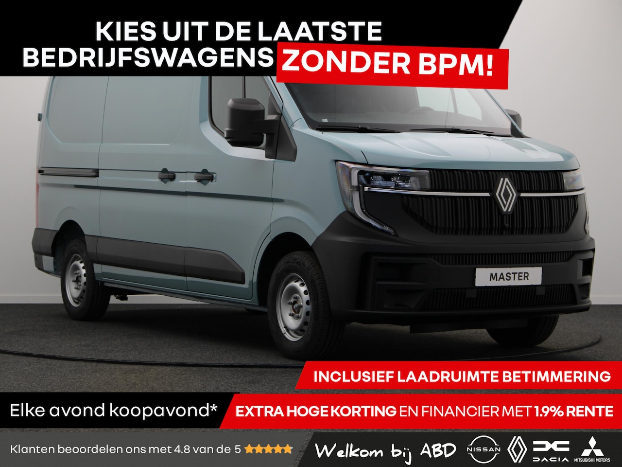 Renault Master - T35 2.0 dCi 130 L2H2 Start | Laadruimtepakket | Parkeersensoren achter | openR link Multim - AutoWereld.nl