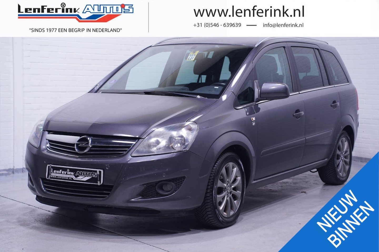 Opel Zafira - 1.8 111 years Edition LPG navigatie PDC V+A dakrails allu cruise controle private-glas air - AutoWereld.nl