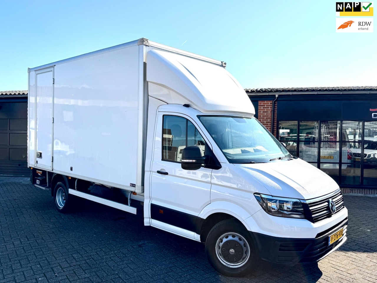 Volkswagen Crafter - 50 2.0 TDI|177pk|euro6|bakwagen|laadklep|trekhaak|dubbel lucht|airco|cruise.control - AutoWereld.nl