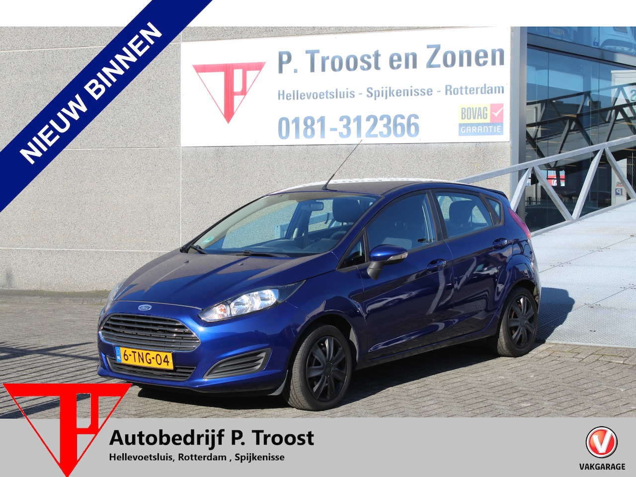 Ford Fiesta - 1.0 Style Orig. NL auto/Lage kilometerstand/Airco/Navigatie/Bluetooth/Ramen & Spiegels Ele - AutoWereld.nl