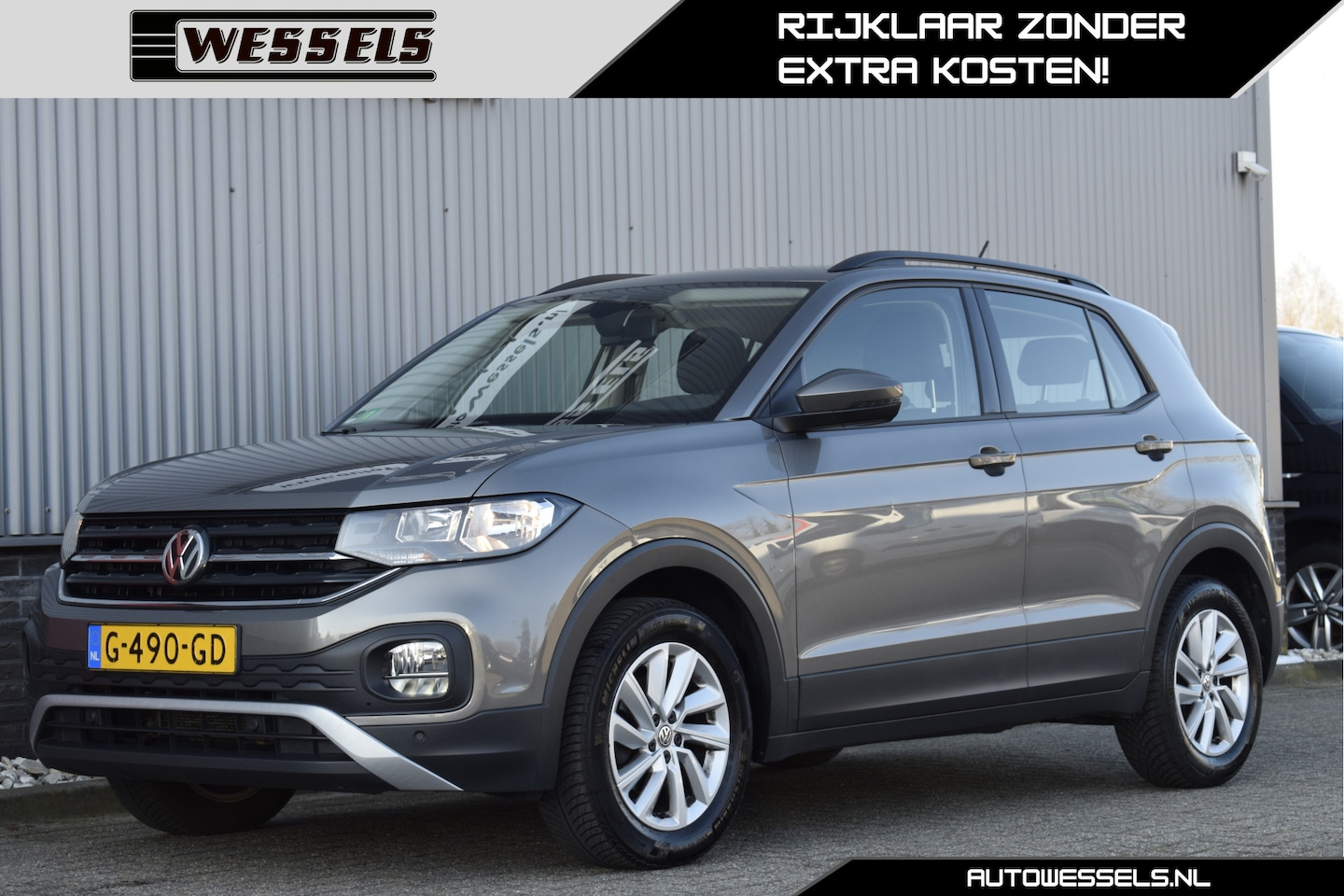 Volkswagen T-Cross - 1.0 TSI Life Adaptive cruise, PDC, - AutoWereld.nl