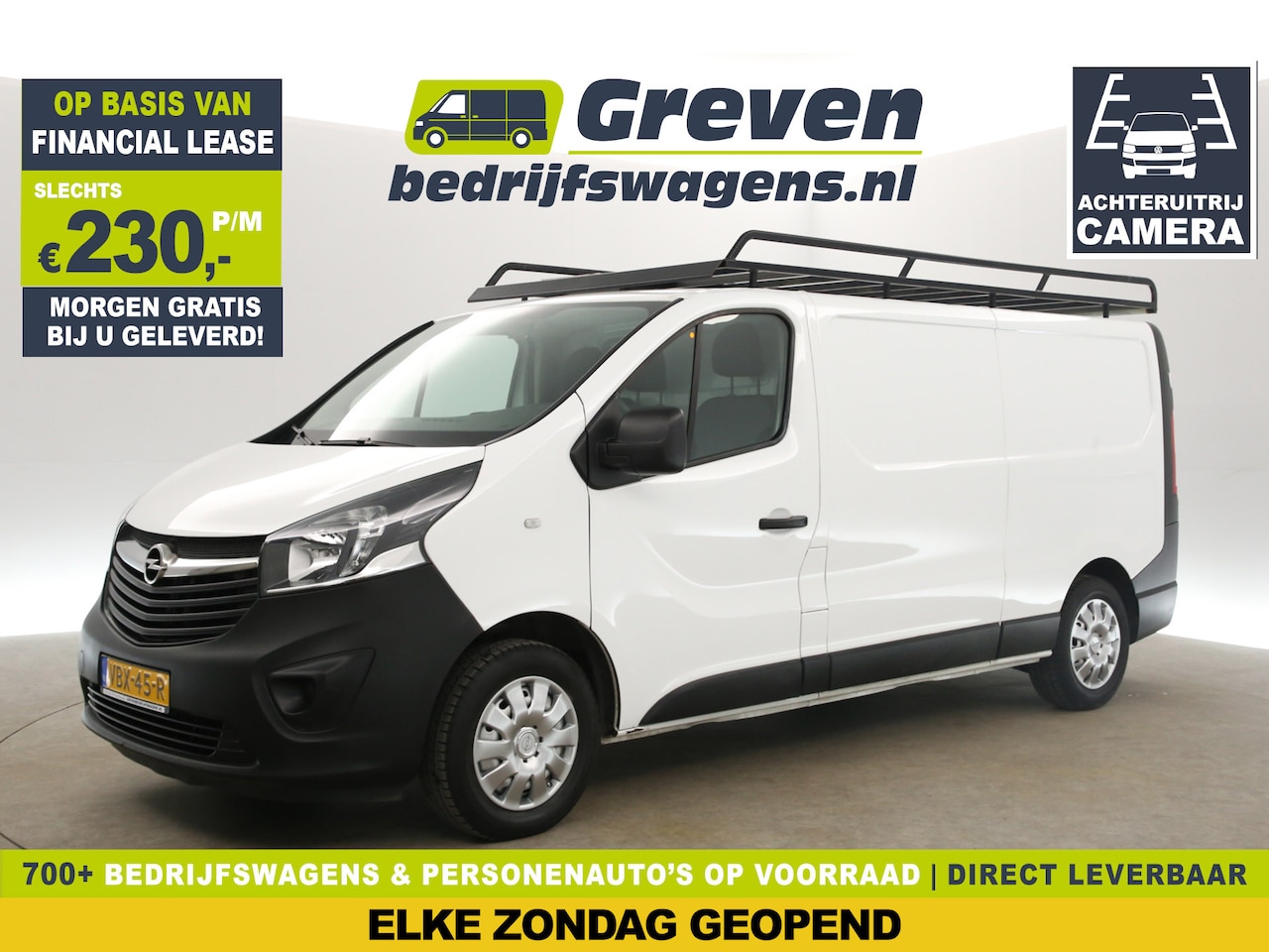 Opel Vivaro - 1.6 CDTI L2H1 Airco Camera Cruise Trekhaak Imperiaal Ladder 3 Persoons Bluetooth - AutoWereld.nl