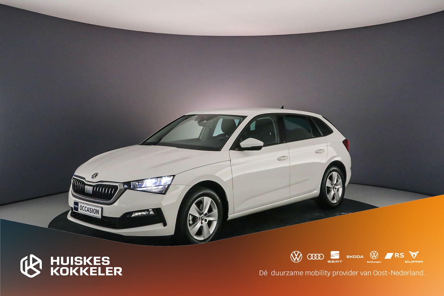 Skoda Scala - Ambition 1.0 TSI 110pk Cruise control, App connect, Airco, DAB, Radio, Bluetooth, LED kopl - AutoWereld.nl