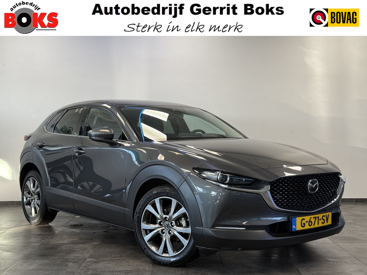 Mazda CX-30 - 2.0 e-SkyActiv-X M Hybrid Luxury ACC/Climate Navi Leder 180PK - AutoWereld.nl