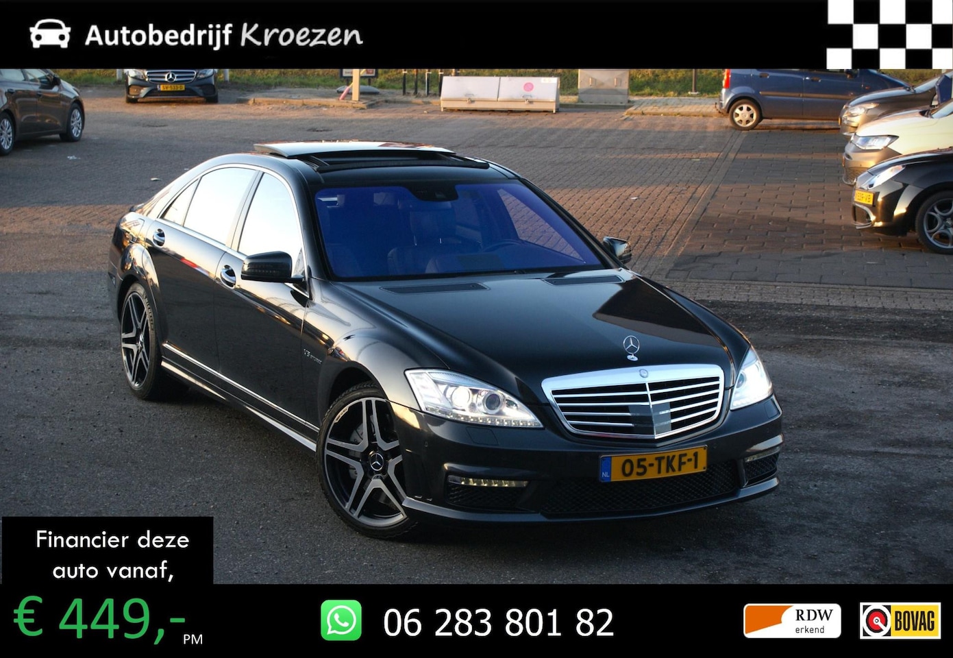 Mercedes-Benz S-klasse - AMG 63 Lang | Org NL | Dealer onderhouden | 1e Eig. | - AutoWereld.nl