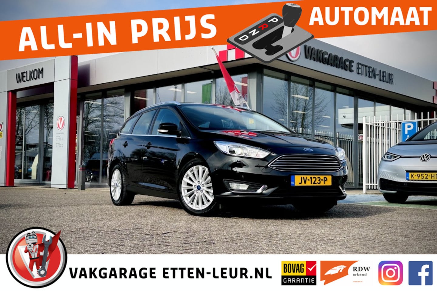 Ford Focus Wagon - 1.5 Titanium / CAMERA / TREKHAAK / 1500KG TREKGEWICHT - AutoWereld.nl