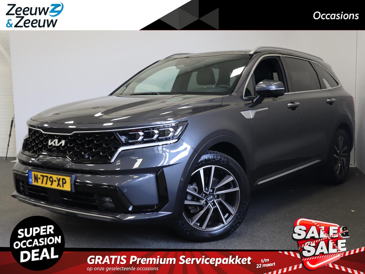 Kia Sorento - 1.6T Hybrid ExecutiveLine 7zits | Stoel verwarming en koeling | Rondom camera | Lederen be - AutoWereld.nl