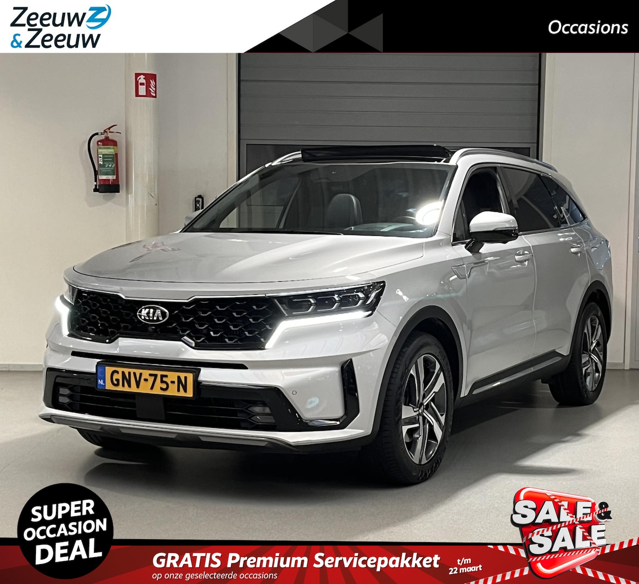 Kia Sorento - 1.6 T-GDI Plug-in Hybrid 4WD ExecutiveLine 7p. Navi | Parkeersensoren Voor + Achter | 19”L - AutoWereld.nl