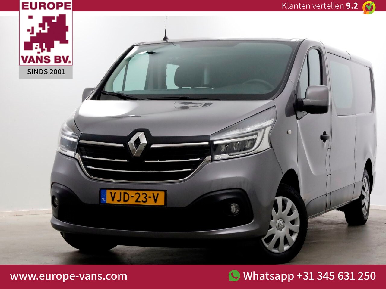 Renault Trafic - 2.0 dCi 120pk L2H1 D.C. Business Airco/Navi 01-2021 - AutoWereld.nl