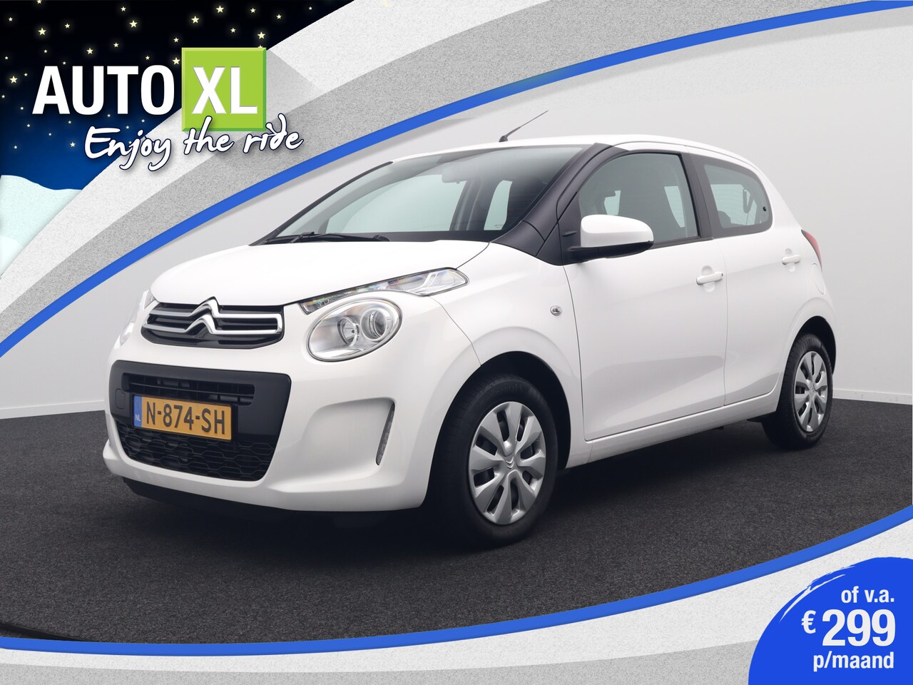 Citroën C1 - 1.0 VTi 73 PK Feel Airco Bluetooth LED - AutoWereld.nl