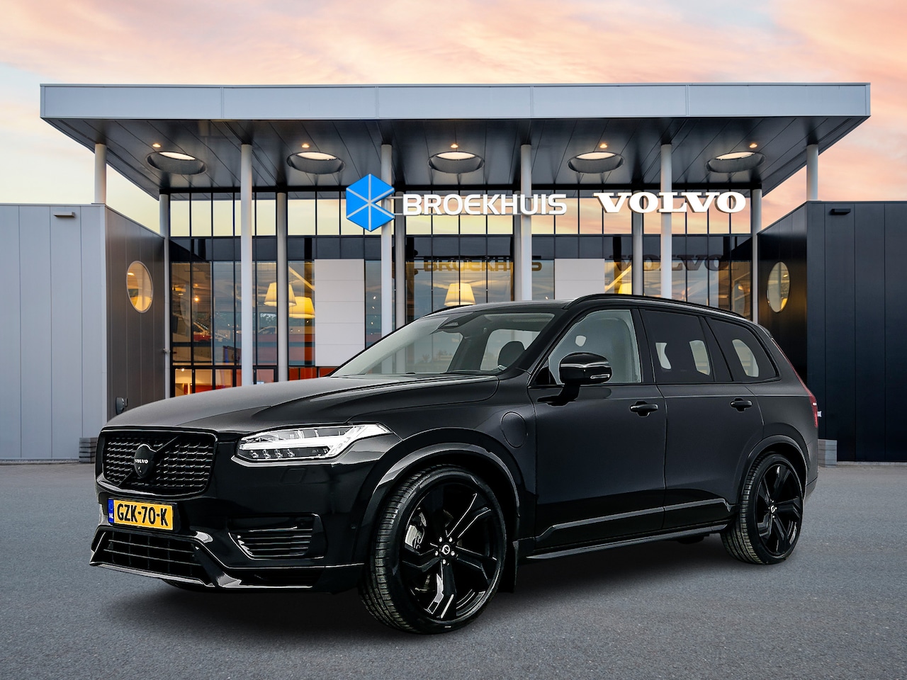 Volvo XC90 - T8 Recharge AWD Ultimate Dark Black Pack | 22" | Luchtvering met Selected Level | Bowers & - AutoWereld.nl