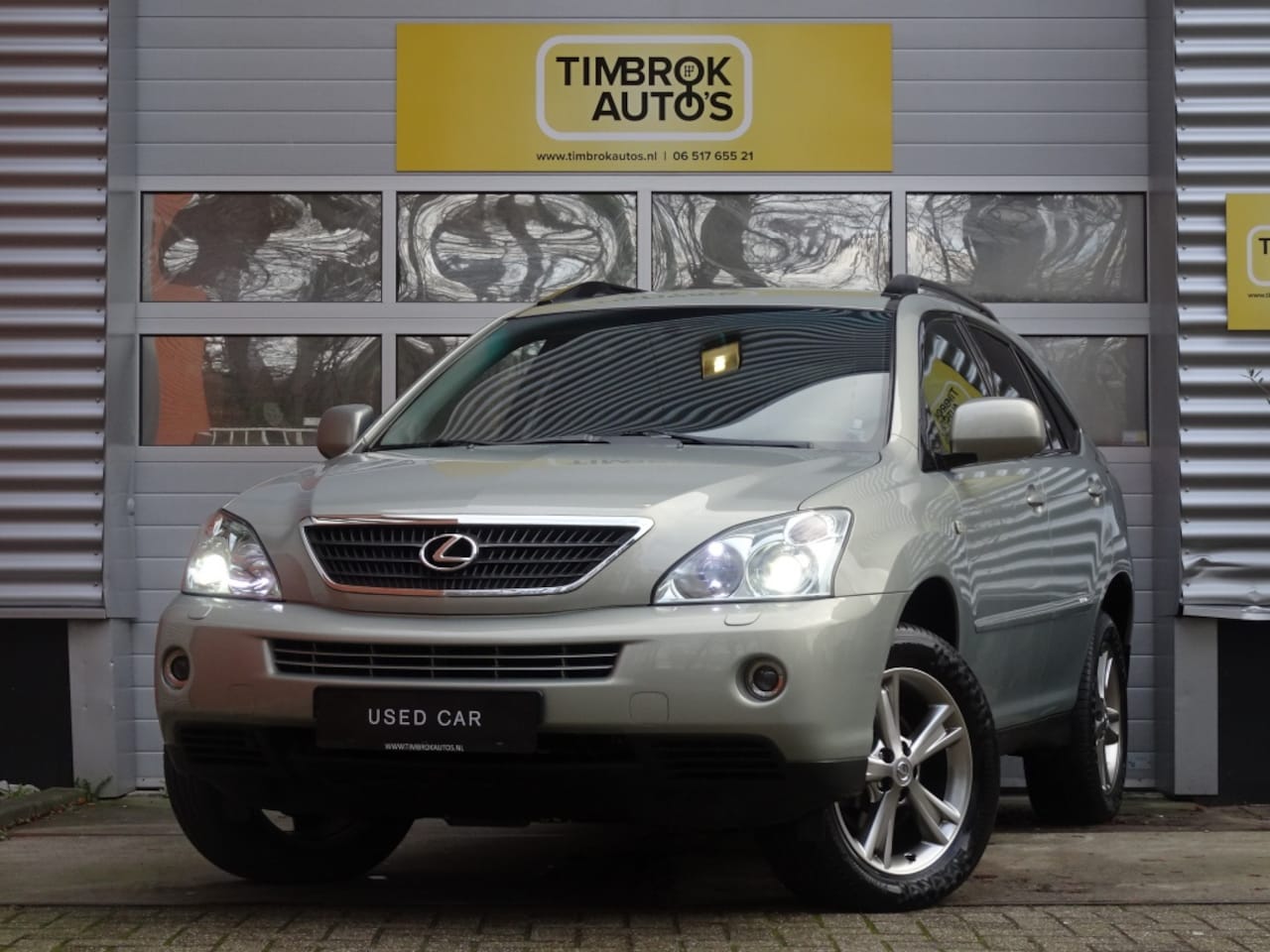 Lexus RX - RX400h Executive 3.3 V6 Hybrid *Zwart leer/Navi/Cam/18"/Mark Levinson* - AutoWereld.nl