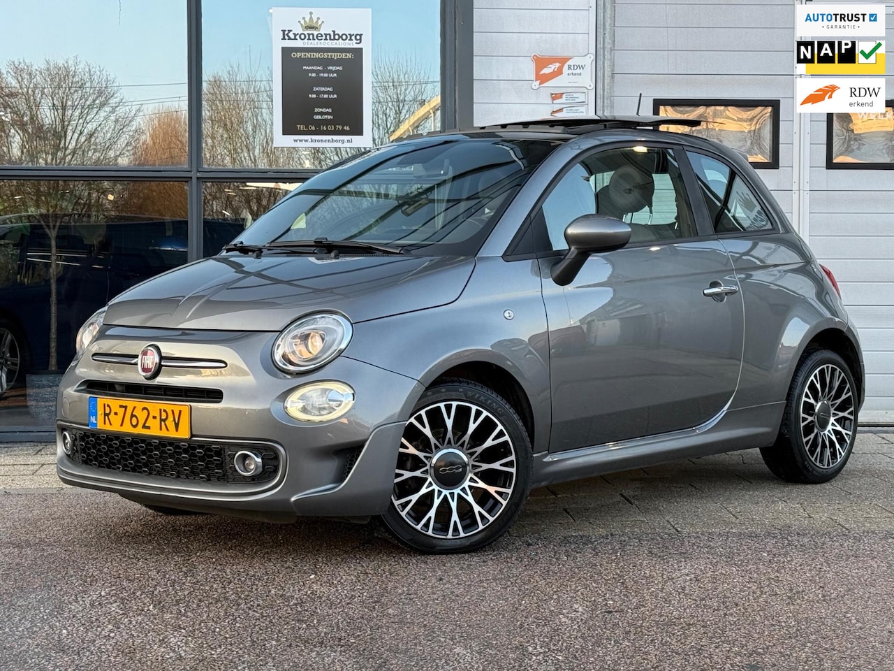 Fiat 500 - 1.0 Hybrid Sport 1.0 Hybrid Sport, PANO, CARPLAY, NAP - AutoWereld.nl