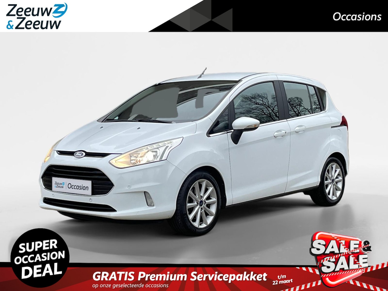 Ford B-Max - 1.0 EcoBoost Titanium | Navigatie | Camera | Nwe distributiriem | Climate Control | Voorru - AutoWereld.nl