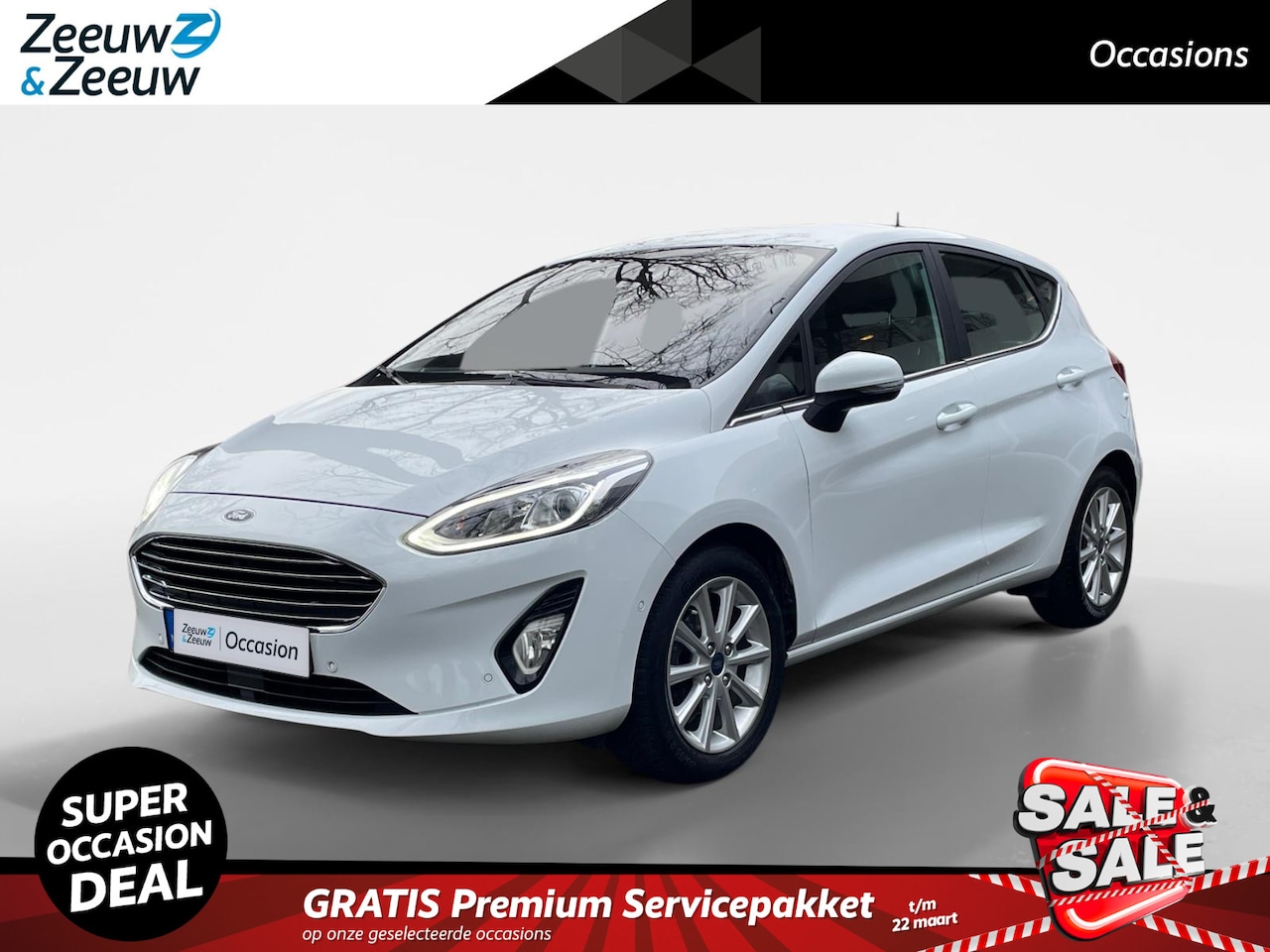 Ford Fiesta - 1.0 EcoBoost Titanium | B&O | Voorruitverwarming | Adaptieve Cruise Control | Camera | Nav - AutoWereld.nl