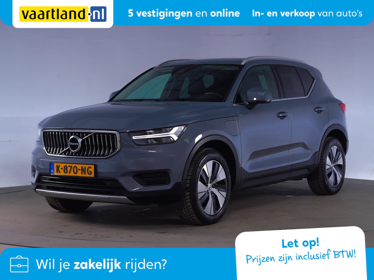 Volvo XC40 - T4 Recharge R-design Expression Aut [ Sportzetels Nav + camera ] - AutoWereld.nl