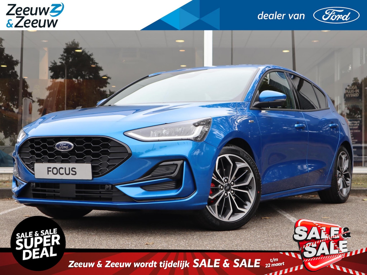 Ford Focus - 1.0 EcoBoost Hybrid ST Line X 125Pk | 2.500,- Ford korting | 18" Lichtmetaal | Verwarmde v - AutoWereld.nl