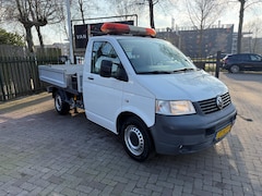 Volkswagen Transporter - 1.9 TDI 300 Airco Pick Up Hiab Kraan 3Pers Btw Auto