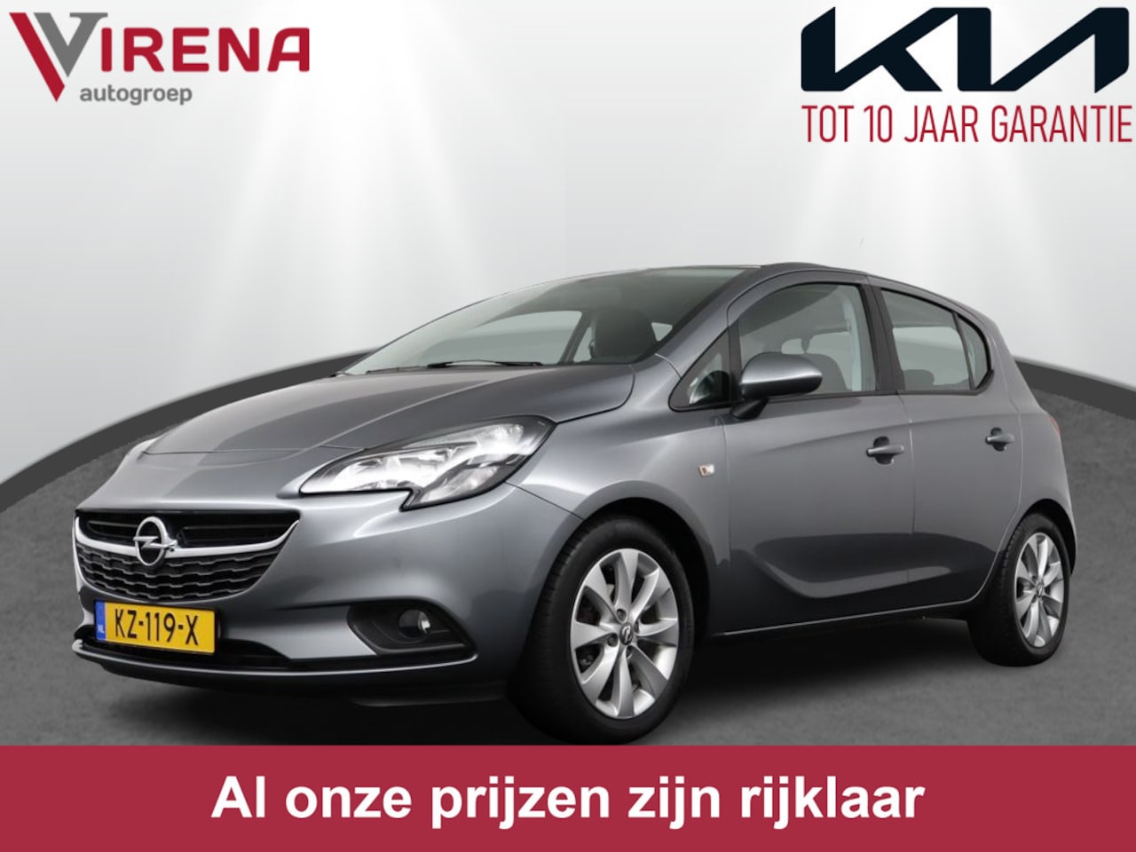 Opel Corsa - 1.4 Edition Automaat - Airco - Lichtmetalen Velgen - Cruise Control - Stoel-/Stuurwielverw - AutoWereld.nl