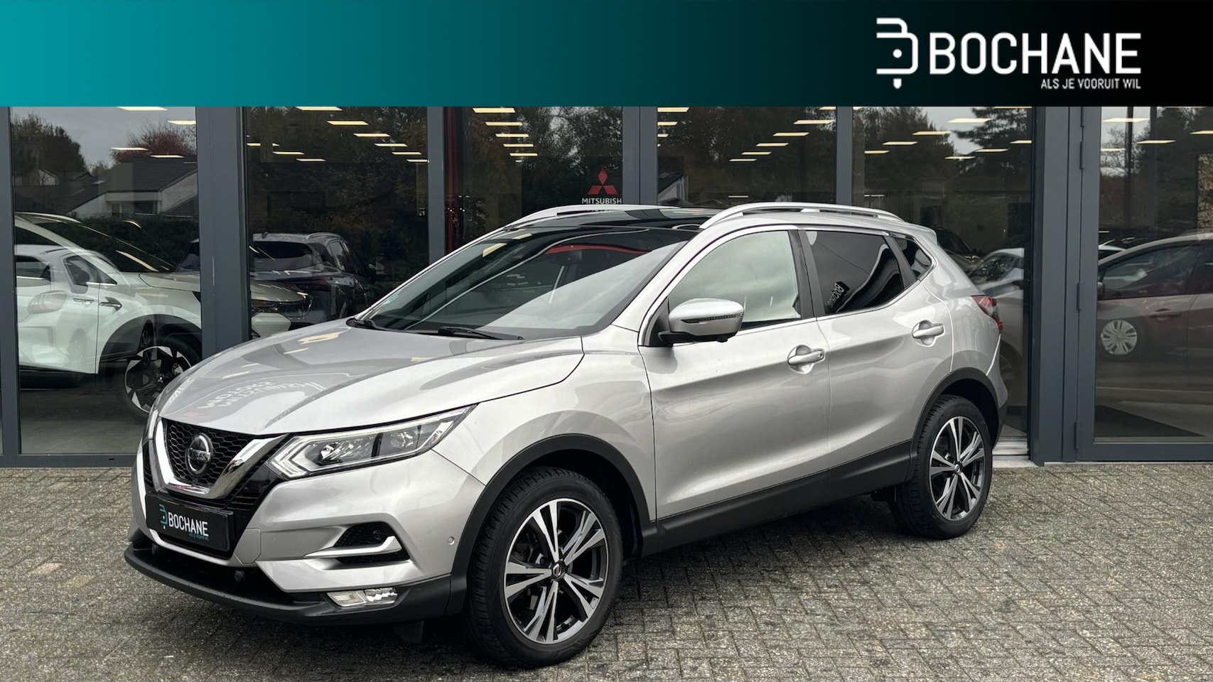 Nissan Qashqai - 1.2 DIG-T 115 Tekna + | Panoramadak | Bose | Trekhaak | Leder | - AutoWereld.nl