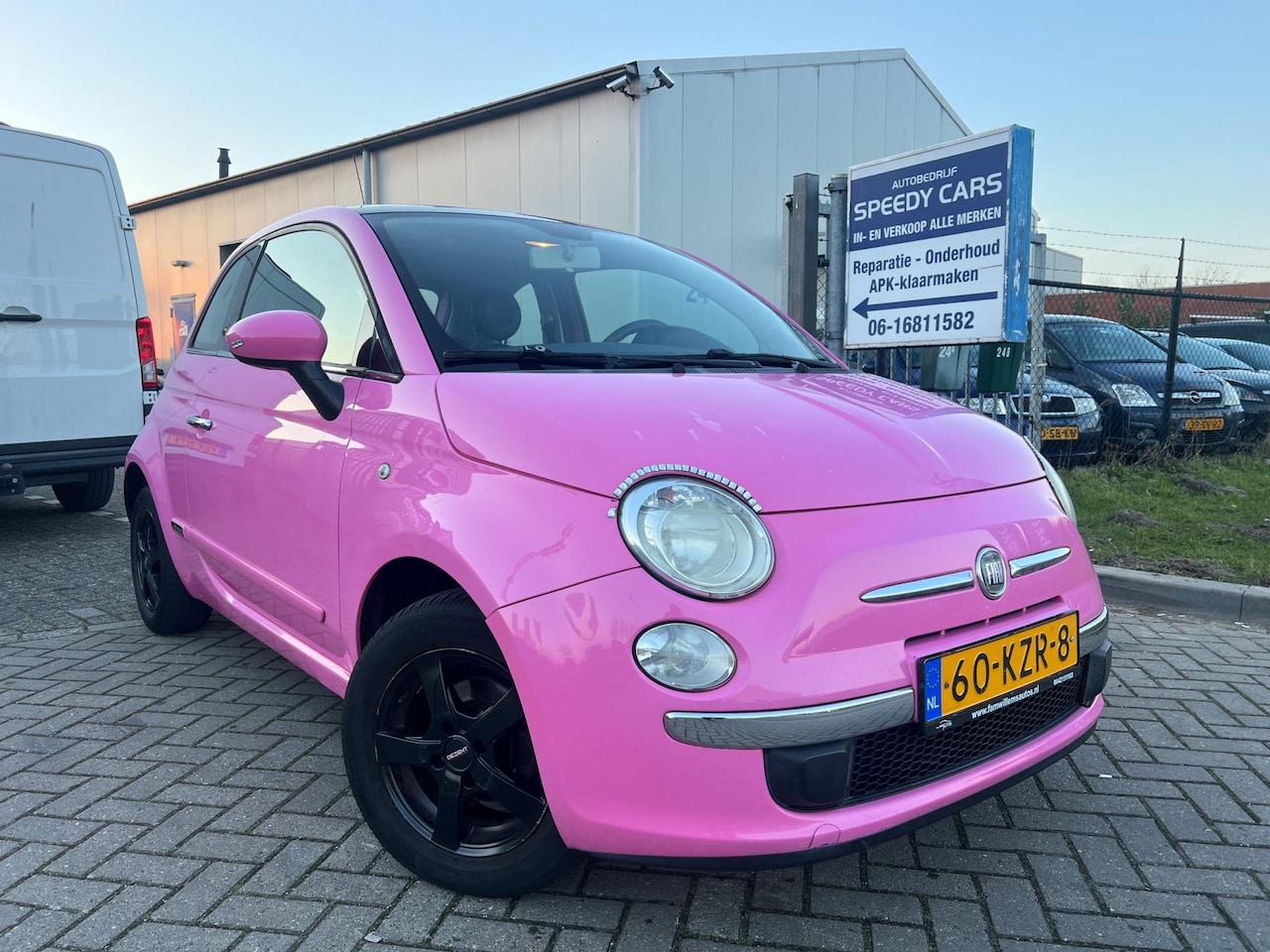 Fiat 500 - 1.2 Rosa 2010 Automaat Airco Schuifdak - AutoWereld.nl