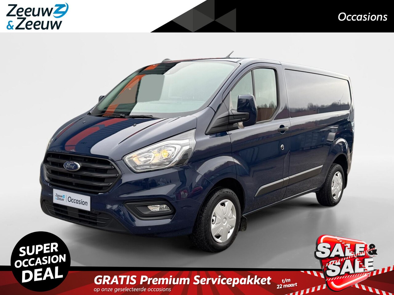 Ford Transit Custom - 280 2.0 TDCI L1H1 Trend |Navigatie|Trekhaak|Voorruitverwarming|Zeer lage km stand| Dealer - AutoWereld.nl