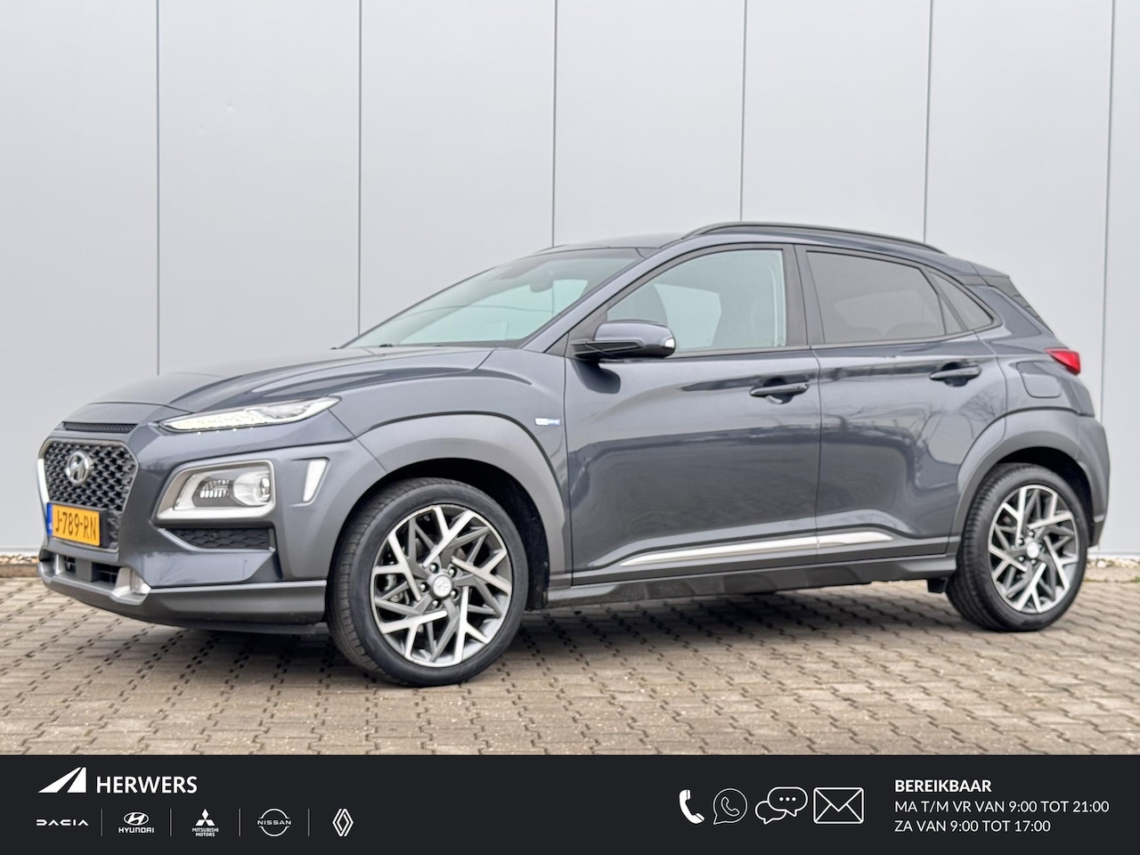 Hyundai Kona - 1.6 GDI HEV Premium / Stoel Verkoeling&Stoelverwarming Voor / Cruise Control Adaptief / He - AutoWereld.nl