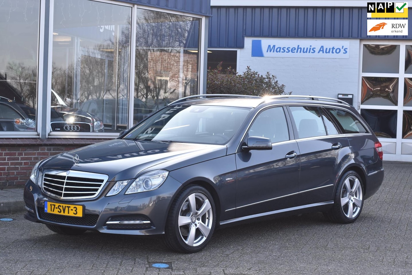 Mercedes-Benz E-klasse Estate - 200 CGI Business Class Avantgarde 1e eig. Trekhaak Leer Navi Cruise LED Nwe APK - AutoWereld.nl