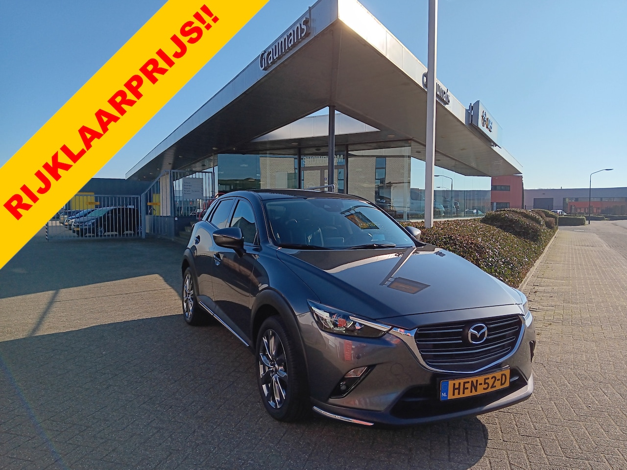 Mazda CX-3 - 2.0 SkyActiv-G 120 GT-M Line AUTOMAAT, Leder, Navi, Clima, Head-up, etc. incl. 12 MND BOVA - AutoWereld.nl