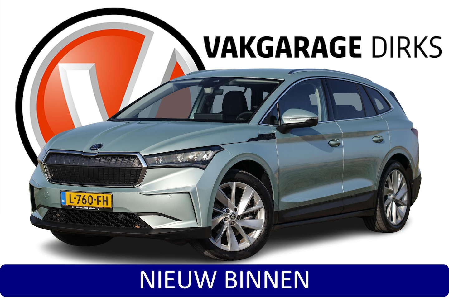 Skoda Enyaq iV - 60 ✅ Leder ✅ ACC ✅ LED - AutoWereld.nl