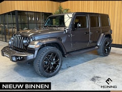 Jeep Wrangler Unlimited - 4xe 380 Sahara. 20 inch. Leer. Navi. Hollandse auto met NAP