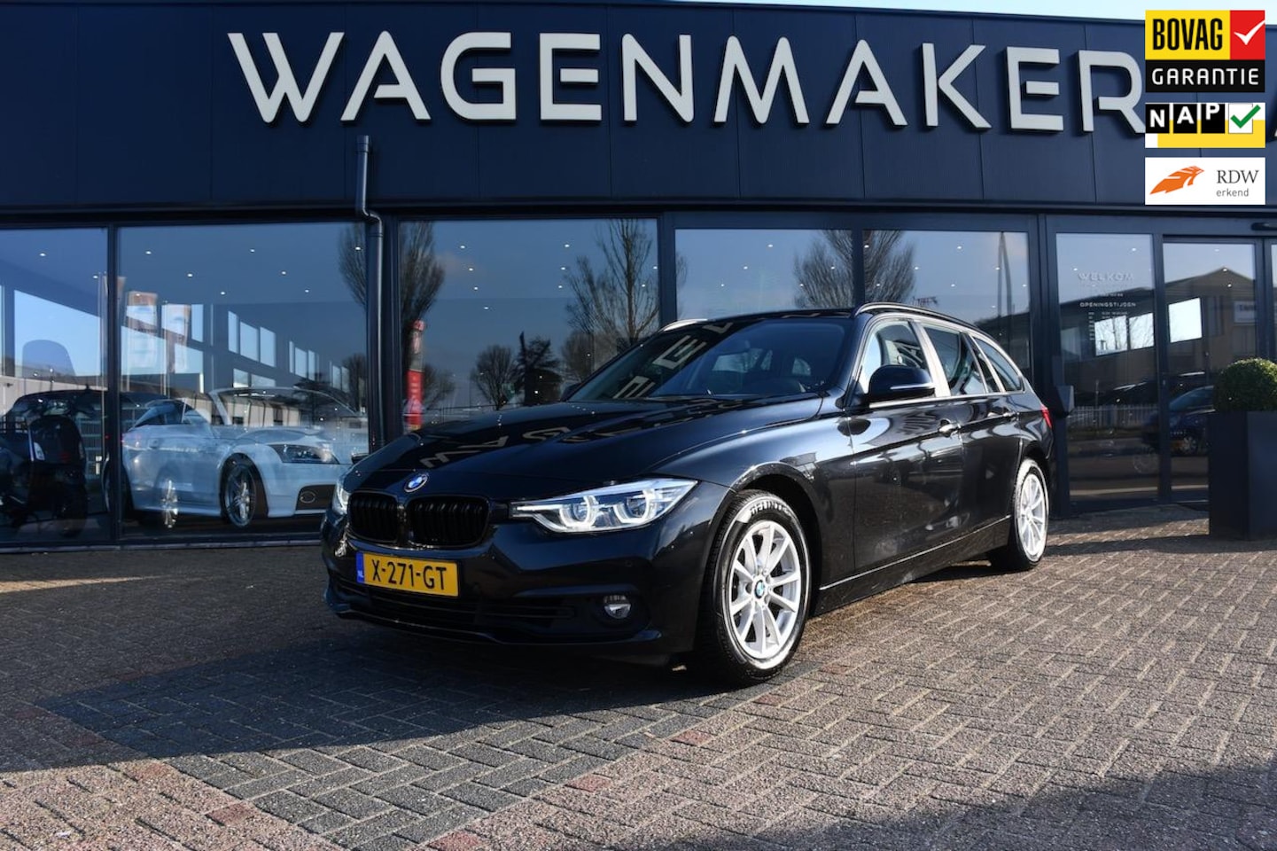 BMW 3-serie Touring - 318i High Executive Cruise|NAVI|Leder! - AutoWereld.nl