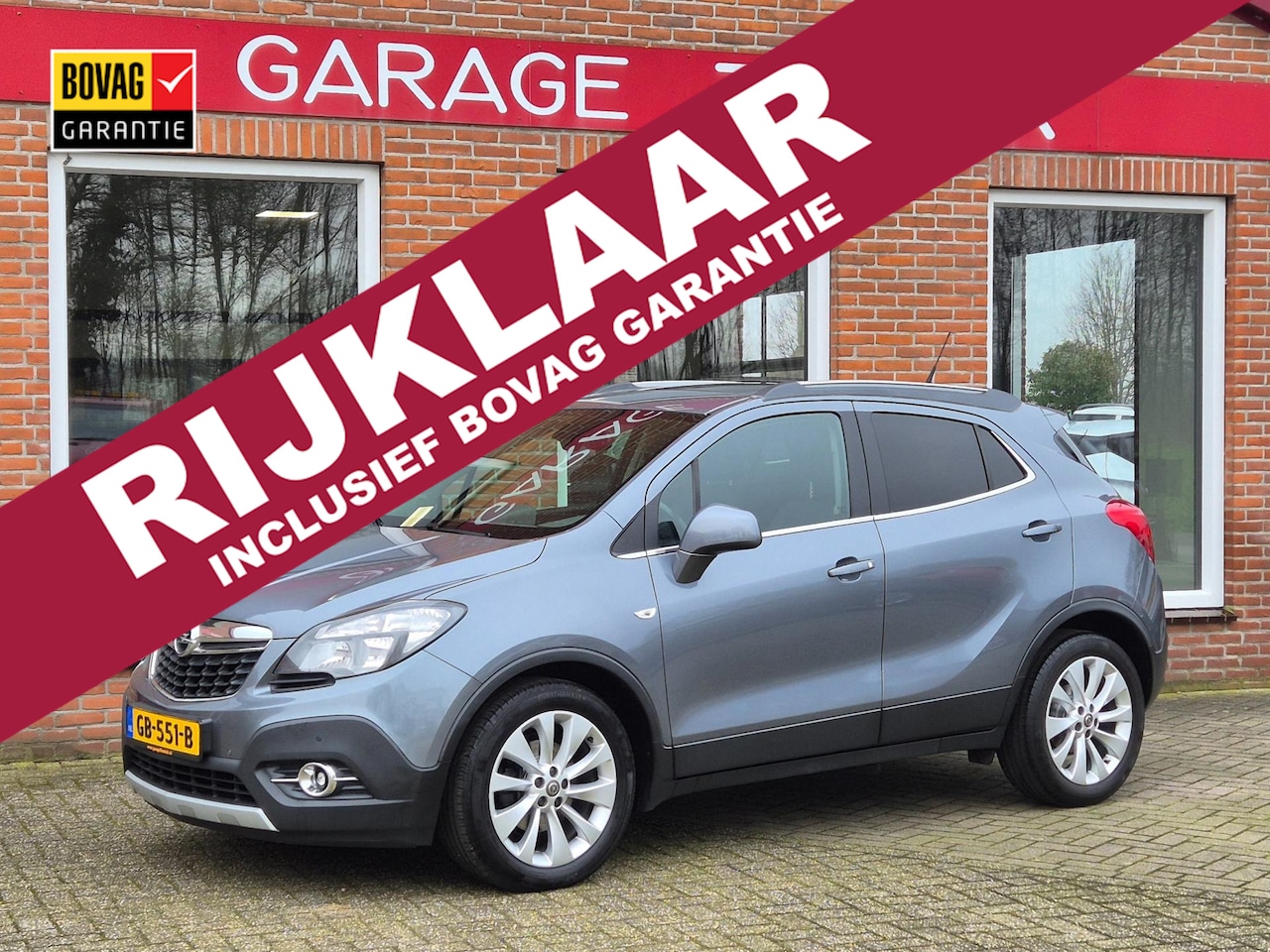 Opel Mokka - 1.4 T Cosmo 140PK 5drs clima, cruise, navi, pdc, camera, agr, lmv, leder RIJKLAAR - AutoWereld.nl