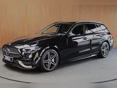 Mercedes-Benz C-klasse - 180 AMG Line Pano Leer 360 Nightpack Burmester PTS Ambient LM velgen Afneemb. trekhaak