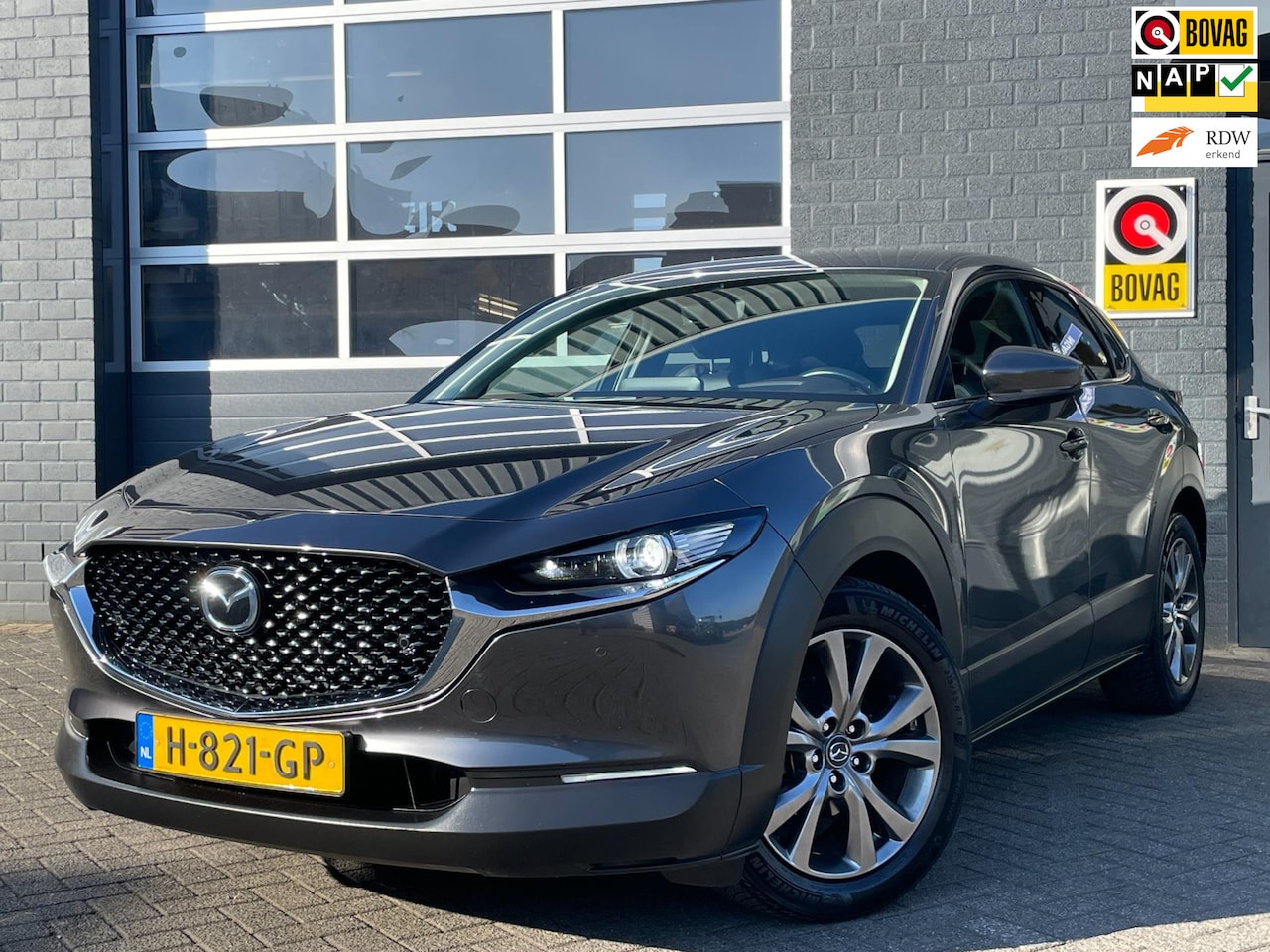 Mazda CX-30 - 2.0 e-SkyActiv-X M Hybrid Luxury TREKHAAK|LEDER|ACC|CARPLAY|CAMERA|STOELVERW.|NL-AUTO| - AutoWereld.nl