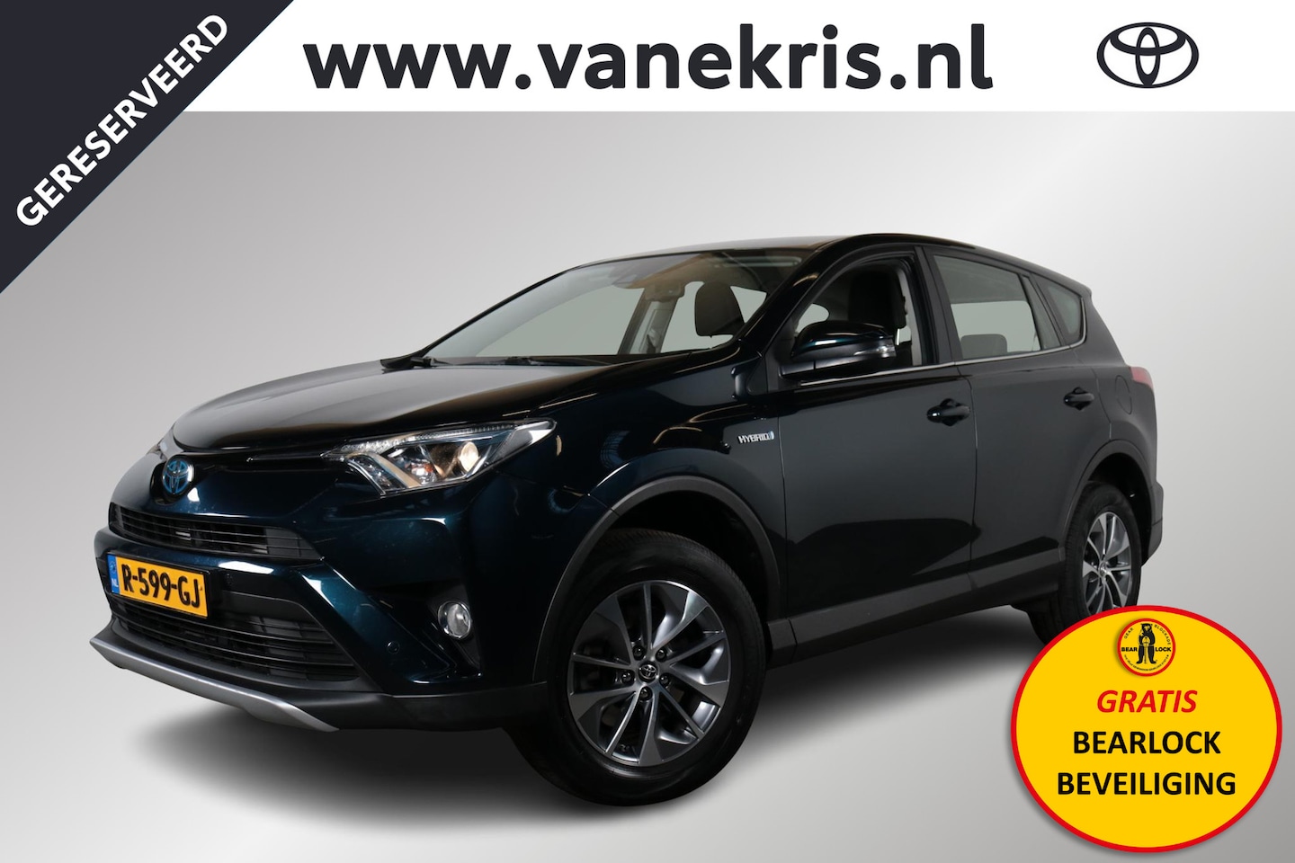 Toyota RAV4 - 2.5 Hybrid Dynamic 2.5 Hybrid Dynamic, Navi, Trekhaak, Gratis bearlock! - AutoWereld.nl