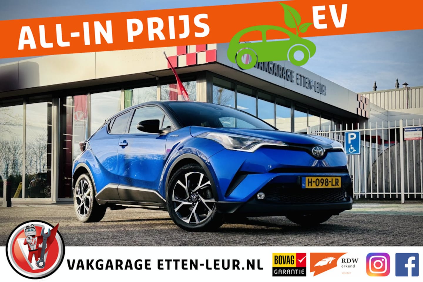 Toyota C-HR - 1.8 Hybrid Bi-Tone Plus / CAMERA / STOELVERWARMING - AutoWereld.nl