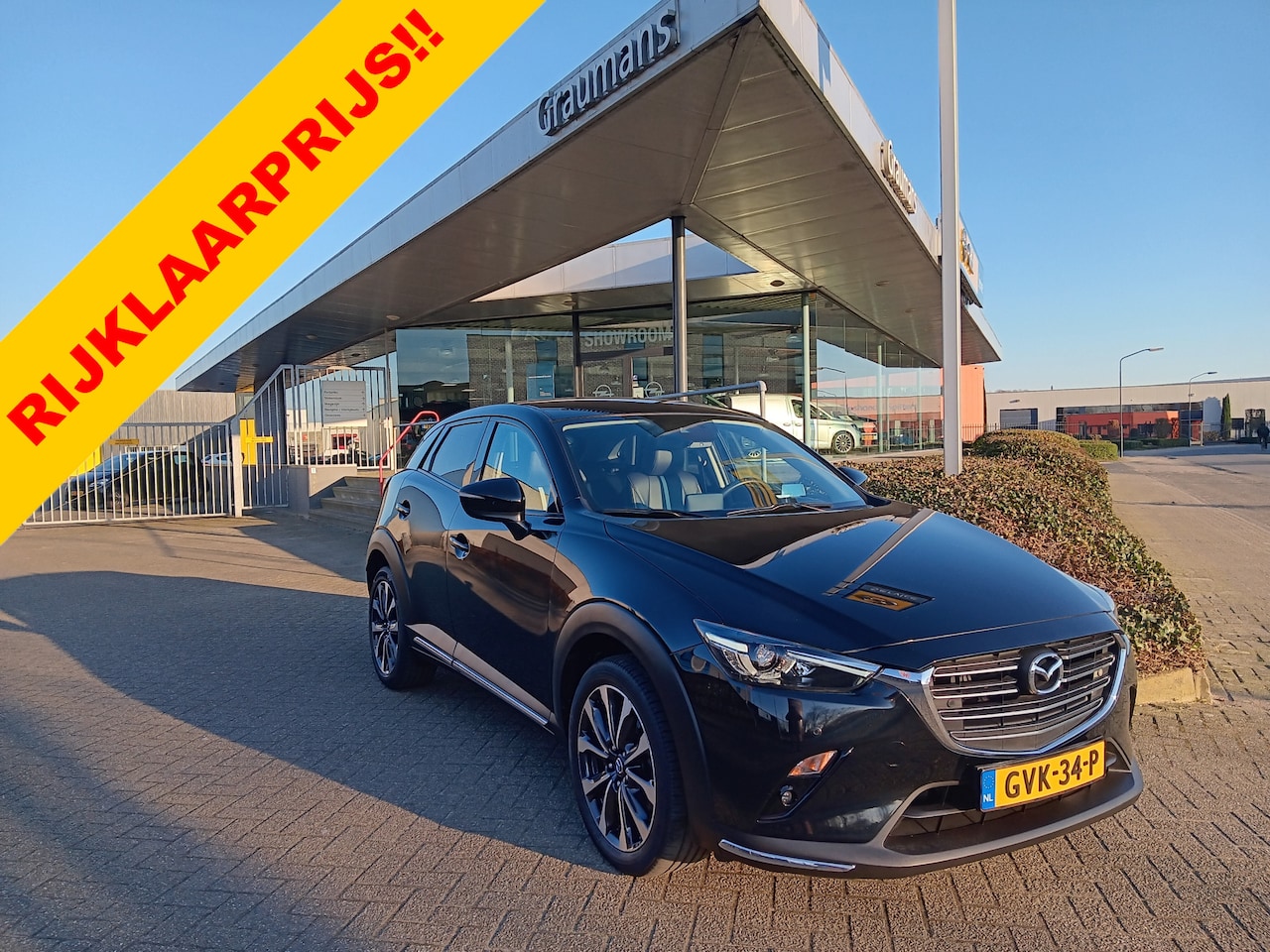 Mazda CX-3 - 2.0 SkyActiv-G 120 GT-M Line AUTOMAAT, Leder, Navi, Clima, Head-up, etc. incl. 12 MND BOVA - AutoWereld.nl