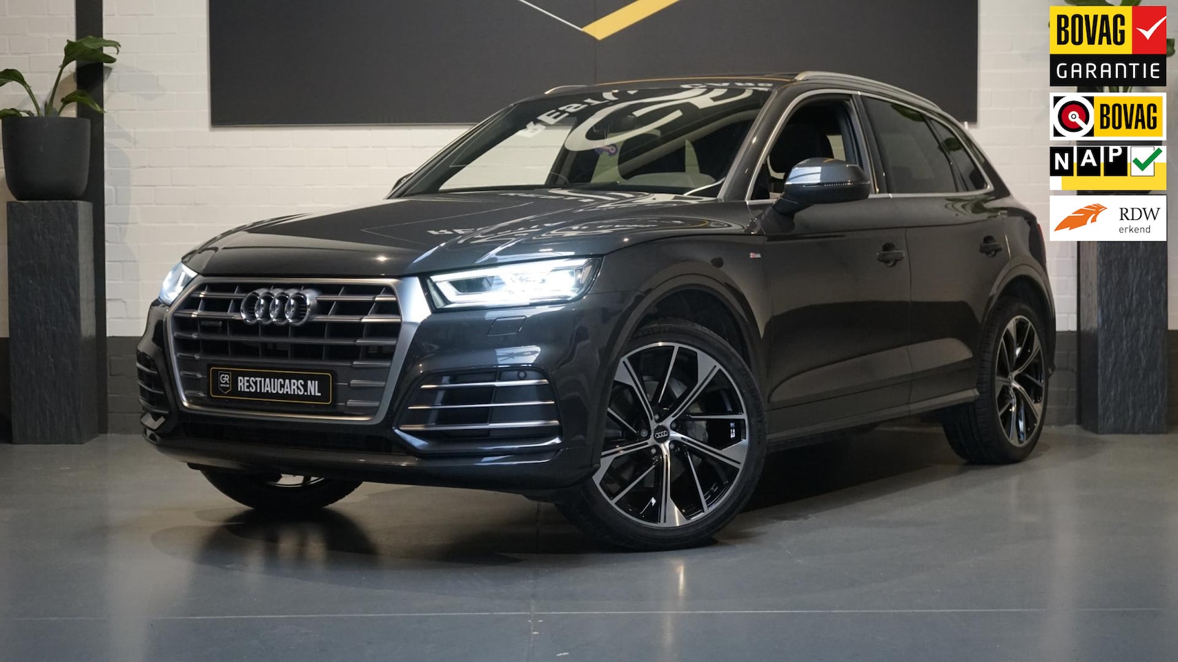 Audi Q5 - 2.0 TFSI Quattro S-line 252PK AUTOMAAT-ACC-B&O-CAMERA-CLIMA-PANO-NAVIGATIE-PANORAMA-VIRTUE - AutoWereld.nl