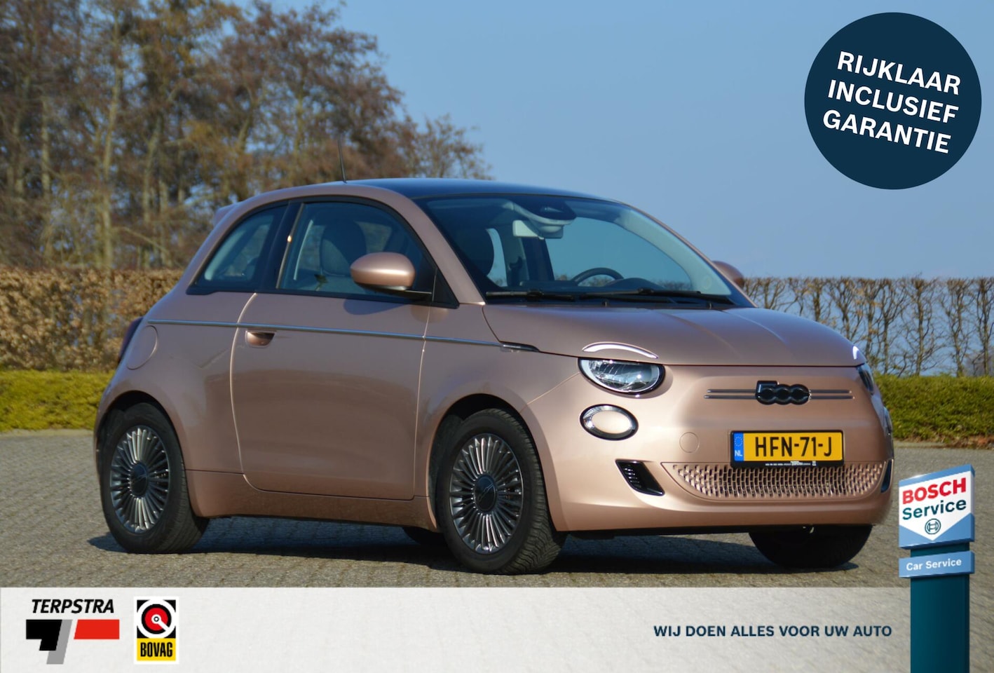 Fiat 500 - Icon 42 kWh panoramadak/navi/airco ECC - AutoWereld.nl