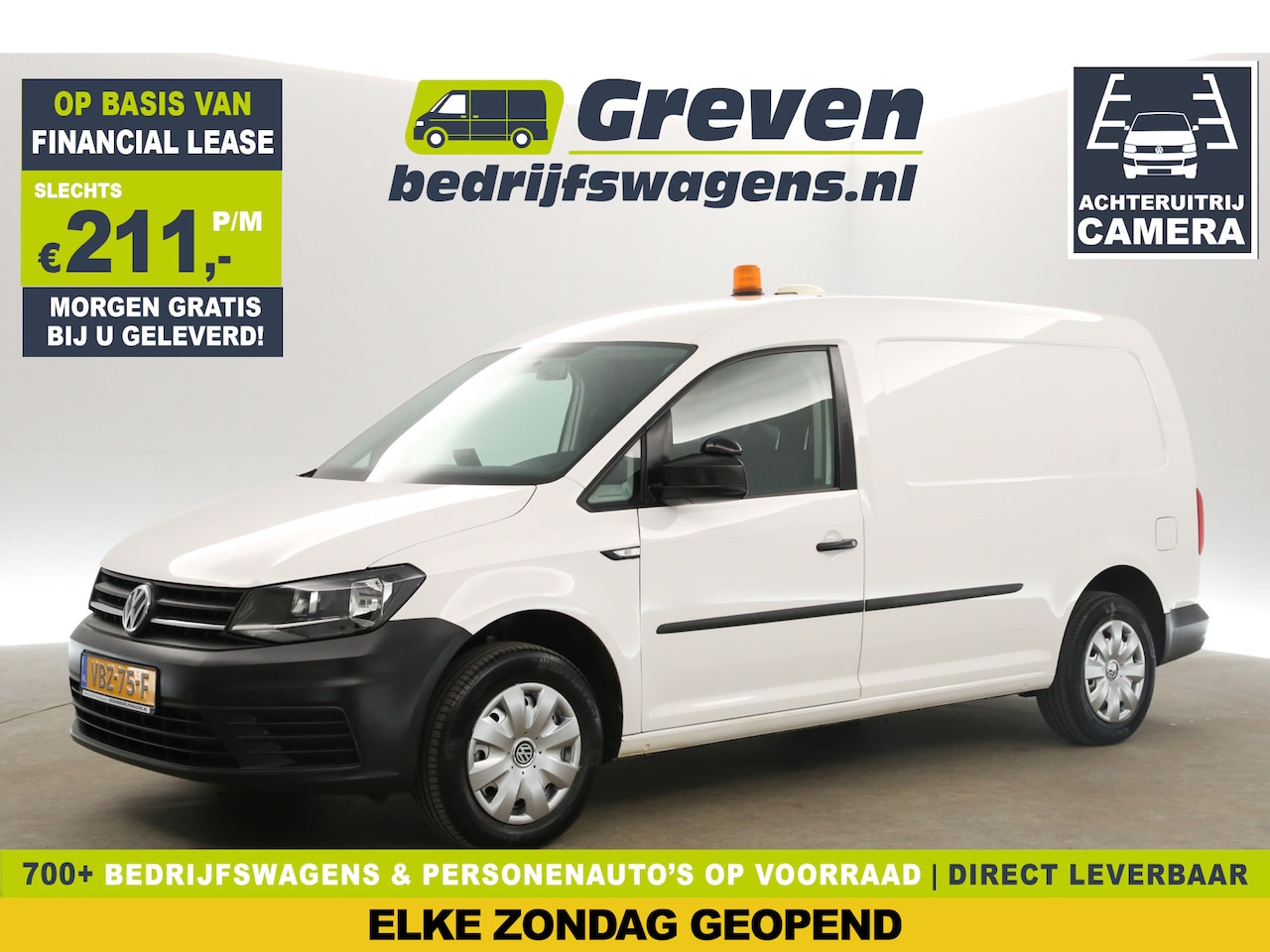 Volkswagen Caddy Maxi - 2.0 TDI L2H1 Airco Camera Carplay Trekhaak Navigatie Parkeersensoren DAB+ - AutoWereld.nl