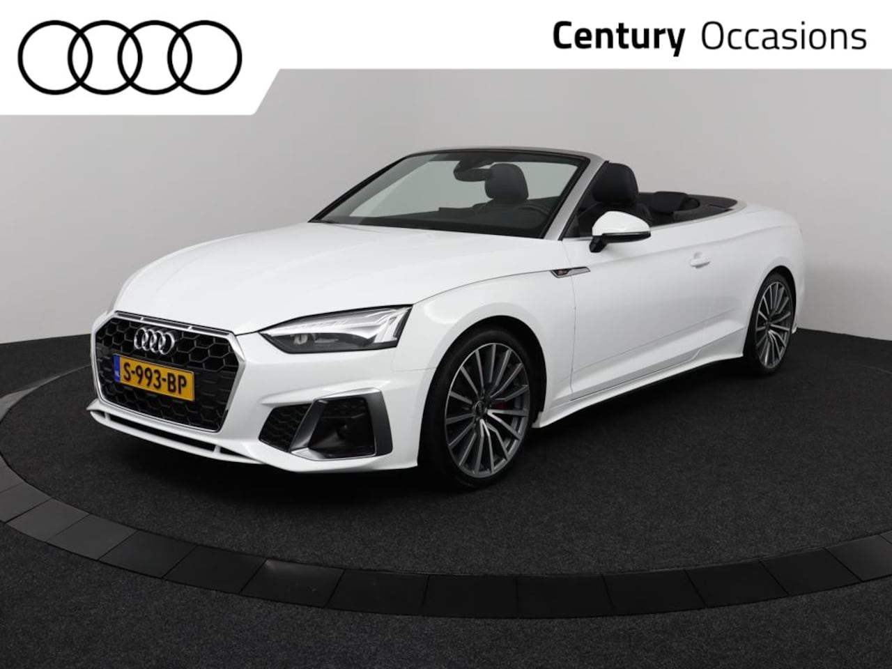 Audi A5 Cabriolet - 40 TFSI 190Pk Automaat S-Line / Leder / Navi / Virtual / Camera - AutoWereld.nl