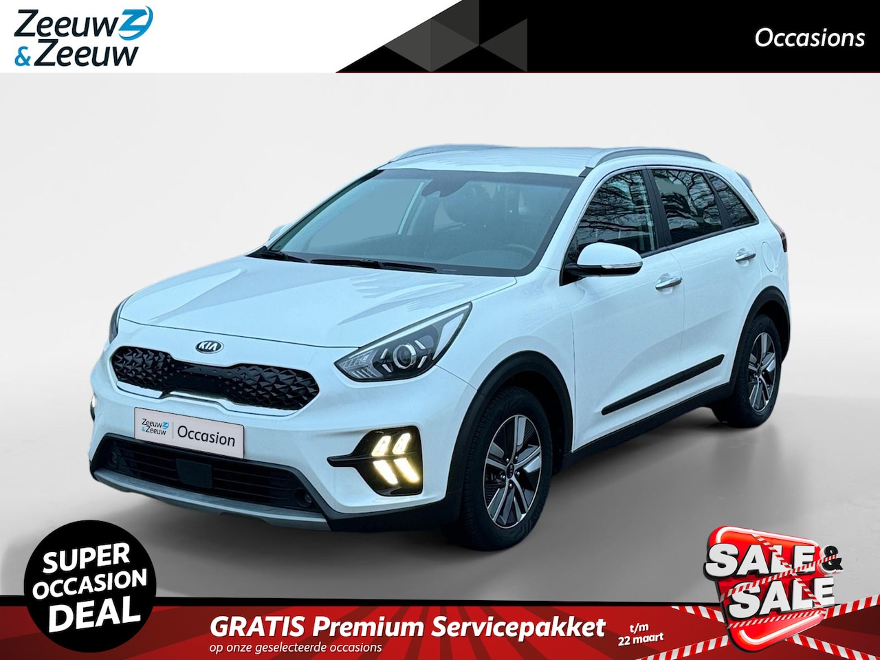 Kia Niro - 1.6 GDi Hybrid DynamicLine Navigatie | Climate Control | Nieuw Model ! - AutoWereld.nl