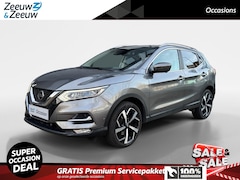 Nissan Qashqai - 1.3 DIG-T Tekna DEALER ONDERHOUDEN | 12 MAANDEN BOVAG GARANTIE | PANORAMADAK | LEDER