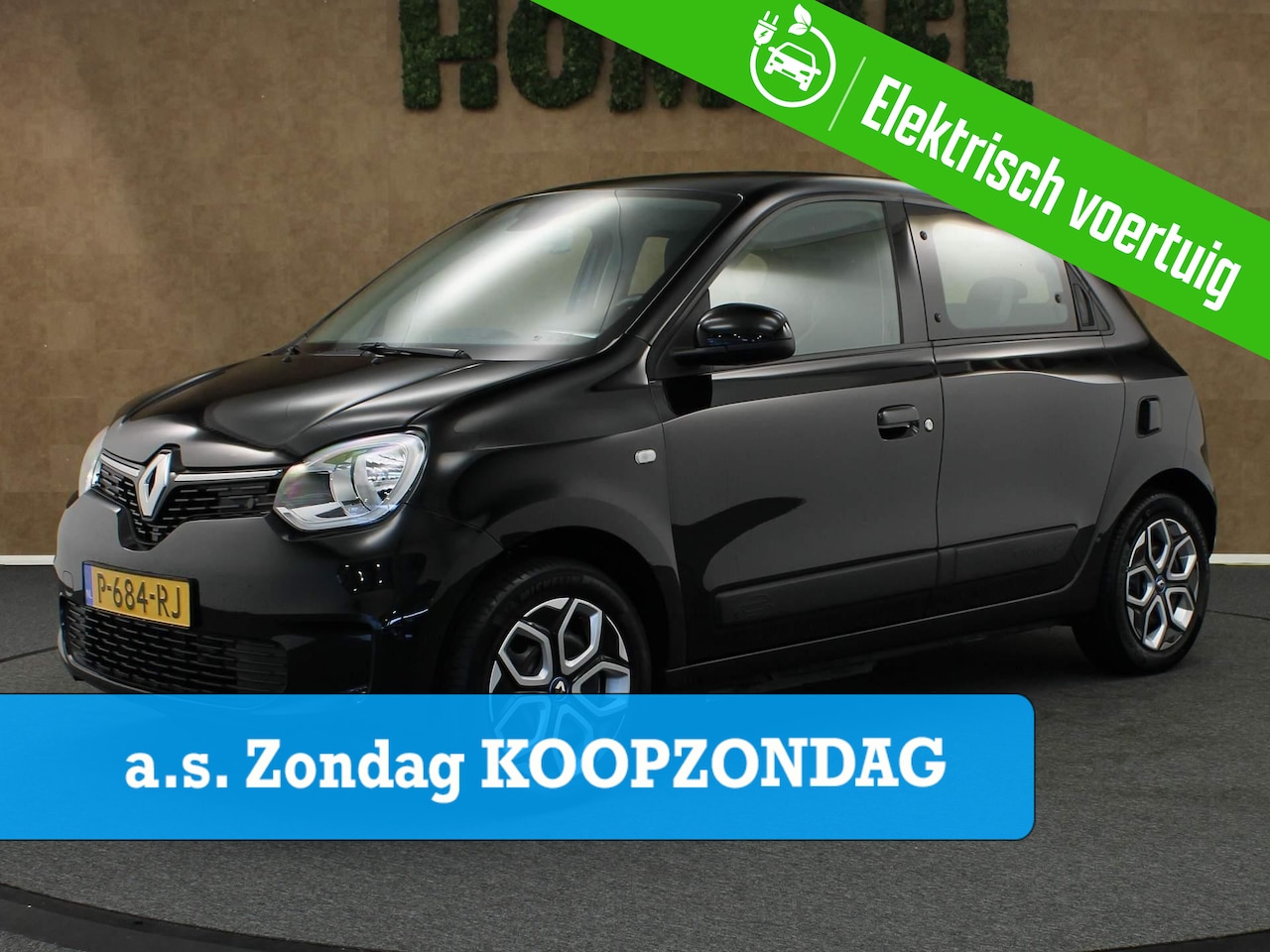 Renault Twingo Z.E. - R80 Collection - ORIGINEEL NEDERLANDSE AUTO - 60 KW - CLIMATE CONTROL - VOORSTOELEN VERWAR - AutoWereld.nl