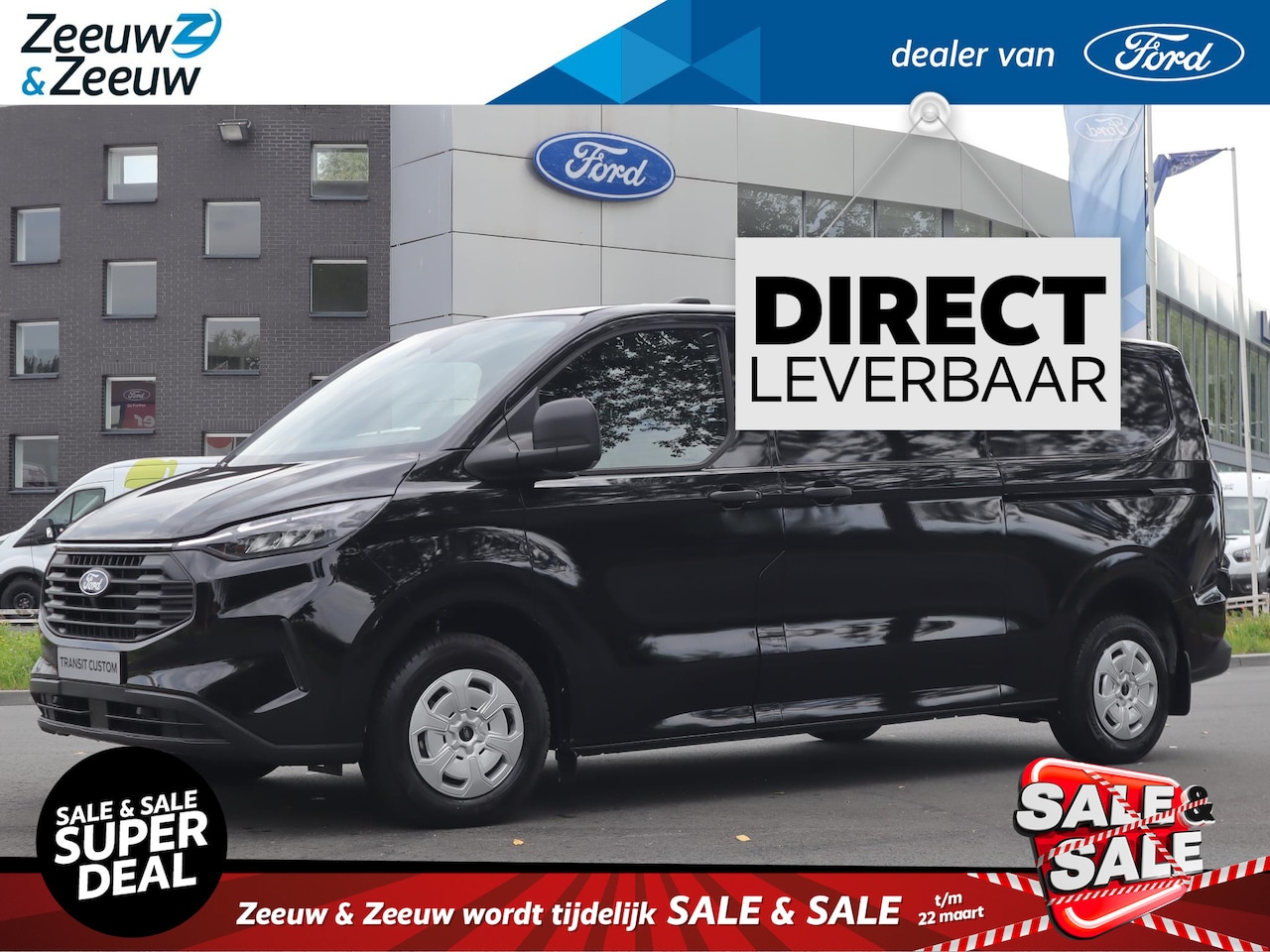 Ford Transit Custom - 320 2.0 TDCI L2H1 Trend All Wheel Drive | 170pk Automaat | Stoel- en voorruitverwarming | - AutoWereld.nl