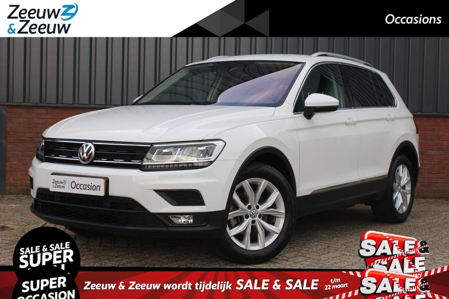 Volkswagen Tiguan - 1.5 TSI ACT Comfortline Business |Zeer compleet|NL-auto|100% onderhouden|Parkeersensoren v - AutoWereld.nl