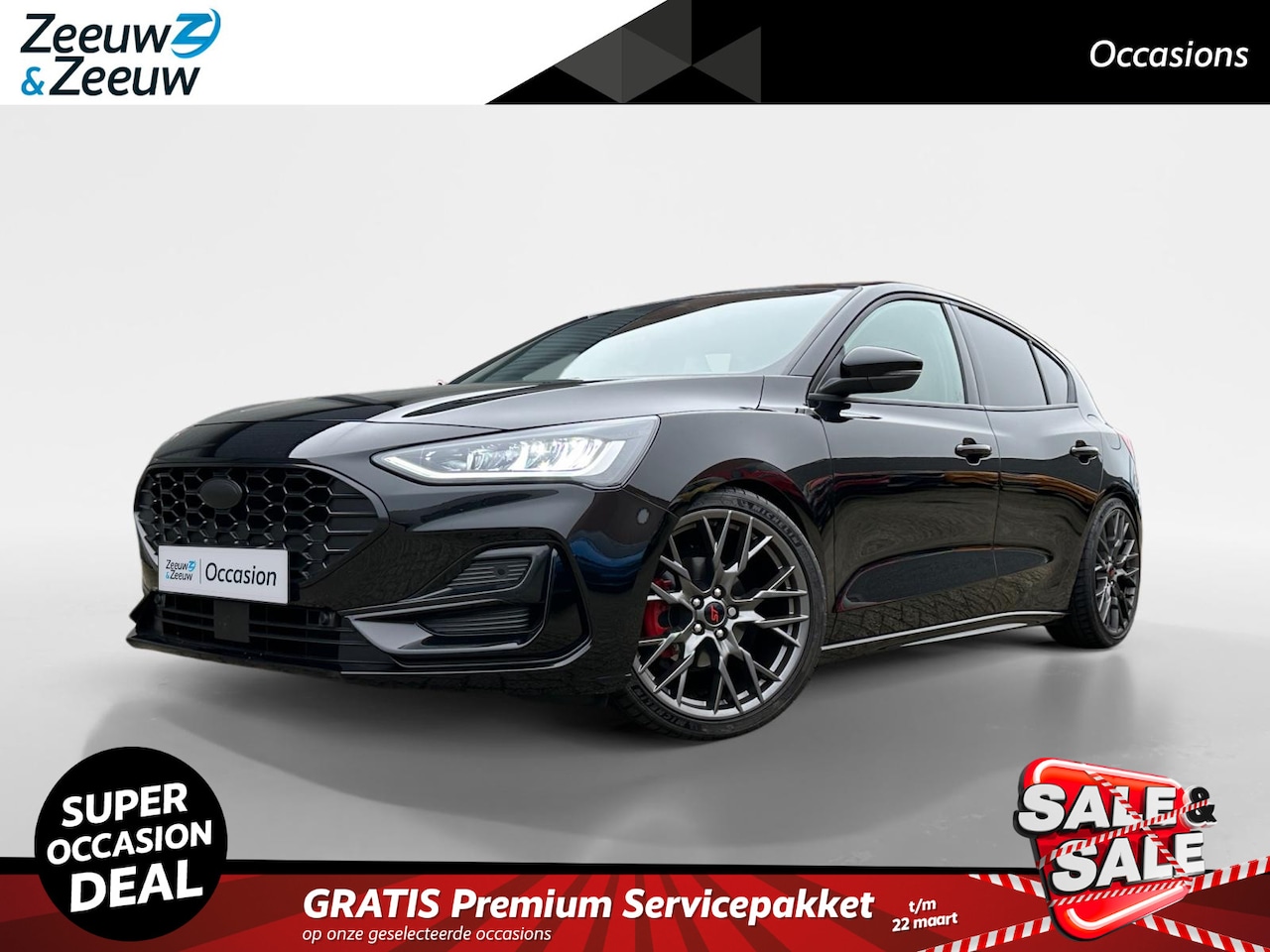 Ford Focus - 1.0 EcoBoost Hybrid ST Line X |Uniek| Full Options| Eibach verlaagd|Custom lederen bekledi - AutoWereld.nl