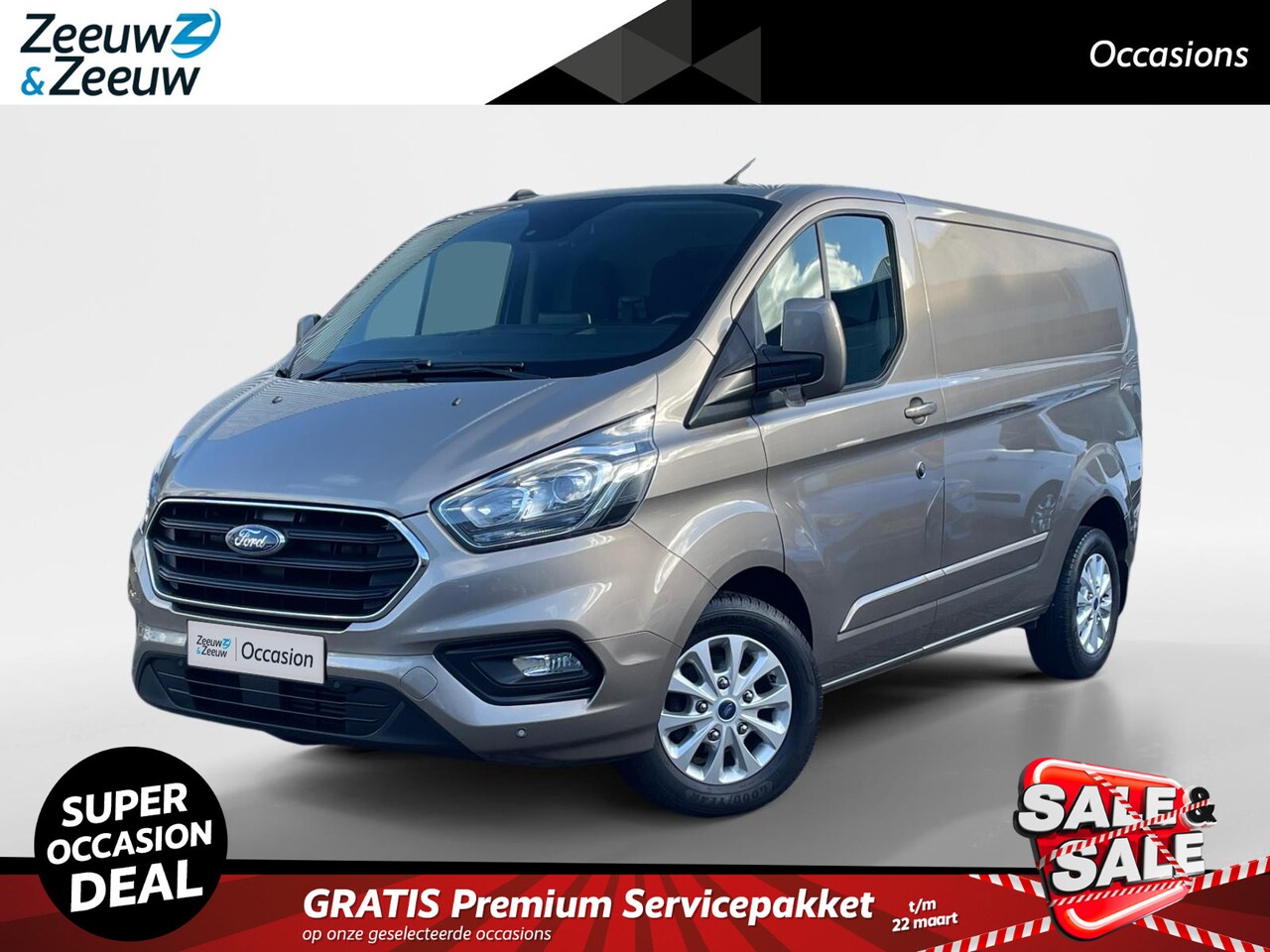 Ford Transit Custom - 300 2.0 TDCI L1H1 Limited automaat | Trekhaak | Navigatie | Achteruitrijcamera | Stoel-en - AutoWereld.nl