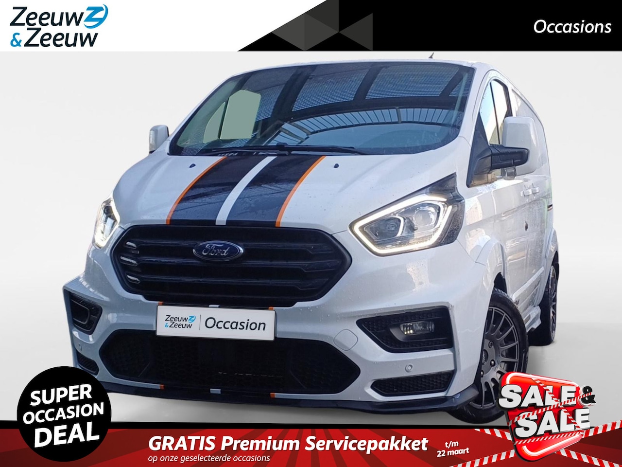 Ford Transit Custom - 320 2.0 TDCI L1H1 MS/RT 170pk Automaat | Sport | Lederen bekleding | Sportpakket | LM OZ-v - AutoWereld.nl